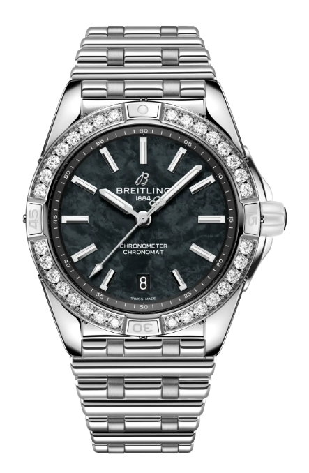 Review Breitling SUPER CHRONOMAT AUTOMATIC 38 Replica watch A173561A1B1A1 - Click Image to Close